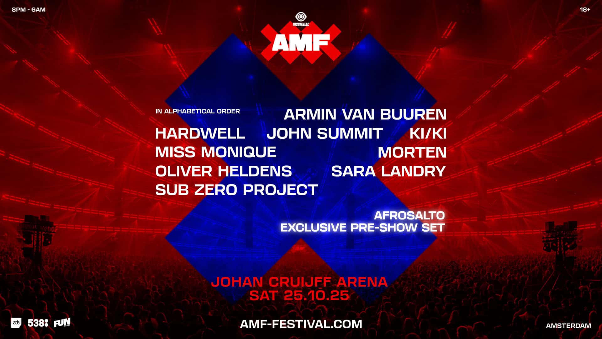 AMF Detail Full 2025 Lineup — CULTR
